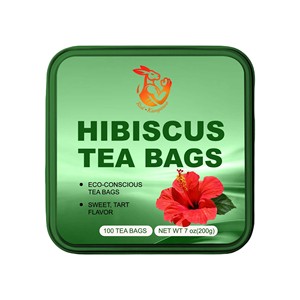 Bolsitas de Té de Hibisco de Alta Calidad, Apoyo para la Salud del Hígado y los Riñones, Sabor Agridulce con Vitamina D, Suplemento Herbal - Product Image 1