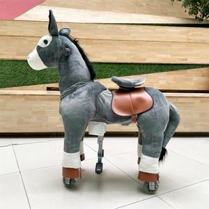驴动物小孩骑马玩具机械骑马 - Product Image 4