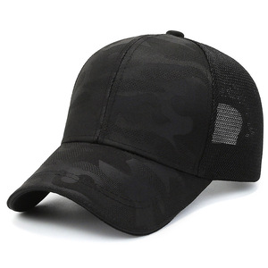 Women's Mesh Trucker Cap Breathable Sun Protection Spring Summer Outdoor Sports Hat Black White Pink - Product Image 5