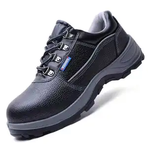캐주얼 산업 안전 신발 미끄럼 방지 고무 밑창 찌르기 방지 강철 발가락 안전 부츠 안전 신발 남성