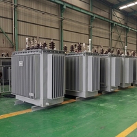 Transformateur immergé dans l'huile 10 kV 2000 kVA, série S11, à trois bobinages en aluminium, refroidissement ONAN, certifié ANSI CE, pour centrale solaire