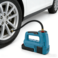 Portable Oil-Lubricated Tire Inflator Air Compressor with Emergency Light 150psi Max Pressure for Car & Motorcycle Tires