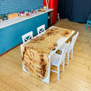 <span class=keywords><strong>Tavolo</strong></span> da pranzo in legno epossidico a cascata bianca <span class=keywords><strong>tavolo</strong></span> da cucina in <span class=keywords><strong>resina</strong></span> epossidica <span class=keywords><strong>tavolo</strong></span> da pranzo a cascata con bordo vivo - Product Image 5