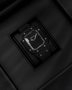 Bracelet de montre de luxe avec boîtier en métal pour <span class=keywords><strong>apple</strong></span> <span class=keywords><strong>watch</strong></span> série 7 <span class=keywords><strong>41</strong></span> <span class=keywords><strong>mm</strong></span> 45mm, bracelet en silicone souple pour iwatch 4 <span class=keywords><strong>5</strong></span> 6 7 se - Product Image 6