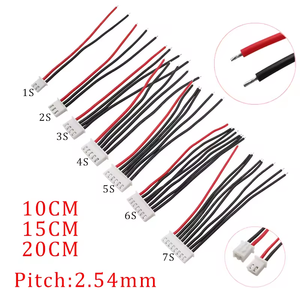 1S 2S 3S 4S 5S 6S 7S Lipoバッテリーバランス充電器ケーブルワイヤー<span class=keywords><strong>IMAX</strong></span> <span class=keywords><strong>B6</strong></span>バランスケーブルコネクタ2.54mm RC用JST-XHケーブル