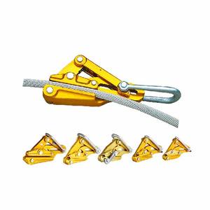 Outil <span class=keywords><strong>de</strong></span> construction <span class=keywords><strong>de</strong></span> ligne <span class=keywords><strong>de</strong></span> transmission aérienne 15kN, pince <span class=keywords><strong>de</strong></span> maintien du conducteur, alliage d'aluminium, pince <span class=keywords><strong>de</strong></span> traction - Product Image 2