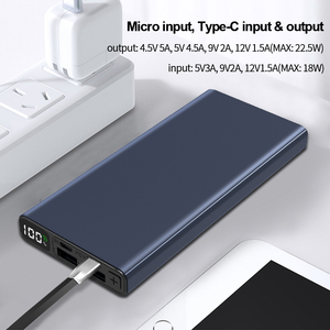 portátil resistente pequeña carga rápida 30 tamaño de tarjeta de crédito 10000mah Banco de la energía los bancos de potencia - Product Image 2