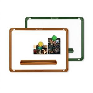 Tableau blanc magnétique double face aux tons terreux, écologique, durable, portable, horizontal, pour la maison, le bureau, la rentrée scolaire - Product Image 1