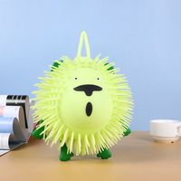 Nouveau jouet lumineux créatif anti-stress pour filles, en forme de six animaux en peluche, pour stand de marché nocturne