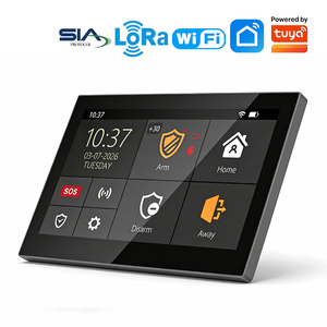 Panel <span class=keywords><strong>de</strong></span> Sistema <span class=keywords><strong>de</strong></span> <span class=keywords><strong>Alarma</strong></span> <span class=keywords><strong>de</strong></span> Seguridad Inteligente WiFi 4G Tuya <span class=keywords><strong>de</strong></span> 10 Pulgadas DKMSEC, Sirena Integrada, Sensor <span class=keywords><strong>de</strong></span> Movimiento para Puerta 433, Control Remoto <span class=keywords><strong>de</strong></span> 100dB - Product Image 3