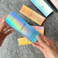 Boîte en carton holographique irisée personnalisée pour vaporisateur de parfum, boîtes d'emballage cosmétique imprimées au laser à effet de changement de couleur