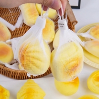 Jouets anti-stress en forme de petit pain réaliste à remontée lente, en PU souple, vente chaude, jouets pour enfants en gros