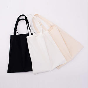 Bolsa de Tela de Algodón Personalizada Directo de Fábrica, Diseño de Color Sólido, Bolsa de Lona en Blanco para Publicidad y Compras - Product Image 4