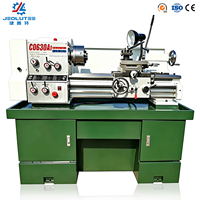 Mesin Bubut Manual Horizontal C0630A, Bodi Besi Cor, Swing 300mm, Bore 38mm, Kecepatan Variabel, Mini, untuk Logam