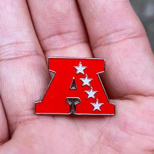 Broche de Metal Esmaltado con Diseño de Balón de Rugby, Estilo Deportivo, Recuerdo, Decoración, Broche de Aleación con Dibujos Animados, Venta al por Mayor - Product Image 5