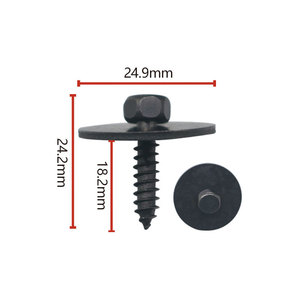 Mercedes Benz Mudguard <b>Bumper</b> <b>Clip</b> Screw Base J60 Nylon Plastic Automotive Fastener Replacement Part - Product Image 4