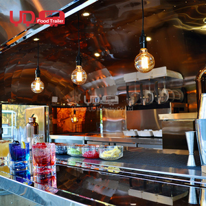 Hot Sale Outdoor Food Cart Stainless Steel Mobile Bar <strong>Trailer</strong> <strong>Ice</strong> <strong>Cream</strong> Cart Stainless Steel Food Truck for Sale USA - Product Image 5