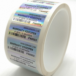 Nhãn nhiệt độ cao chống thấm nước Chống dầu bảo hành Hologram Nhãn dán nhãn bằng chứng giả mạo giấy chống giả - Product Image 1