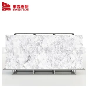 Phật Sơn moreroom Đá Nhân Tạo slab Brazil tự nhiên màu xám đá cẩm thạch nhìn kích thước lớn slab cho đảo