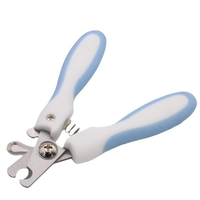 Coupe-ongles pour animaux de compagnie en acier inoxydable CW5026, grande capacité, avec plaque anti-coupure, pour usage domestique, pour petits, moyens et grands animaux, chiens et chats