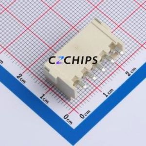 BX-VH3.96-5PWT Wire-to-Board Pin Header SMD,P=3.96mm,Horizontal Mount Connector 1x5P 3.96mm Horizontal Mount VH - Product Image 2