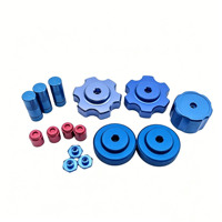 Llaveros de Aluminio Anodizado Personalizados, Piezas de Maquinaria de Precisión Mecanizadas por CNC, Material de Acero Inoxidable Compatible con Electroerosión por Hilo