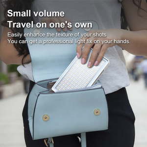 ไฟวิดีโอ RGB 40W แบบพกพาไฟกล้อง LED พร้อมแบตเตอรี่2500-9000K 3350mAh แบบชาร์จไฟได้ - Product Image 5