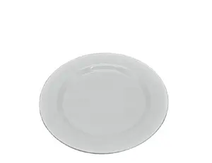 Wholesale 6" Hard Plastic Serving Plates Catering Supplies Party Plates Set Elegant White Wedding Decoration Plates