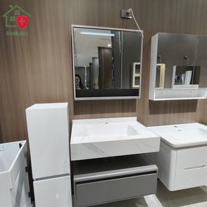 Mueble de Baño Sencillo, Mueble de Baño Colgante de Pared, Mueble Lateral de un Solo Cajón - Product Image 4