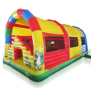 China Commercial New Style Designed Space Inflatable Jumping House Obstacle Inflatable Castle Playground Bouncer Combo Slide