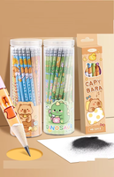 Lot de 50 crayons de qualité HB pour l'école primaire, idéal pour l'écriture et 12 crayons HB pour la pratique du dessin