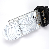 IP68 Outdoor 288 Cores Fiber Optic Splice Closure 17 Ports Heat Shrinkable Type Dome Fiber Joint Closure Waterproof FOSC