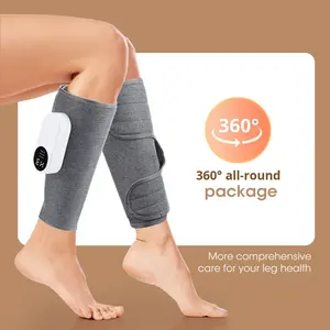 Massaggiatore elettrico Wireless per gambe e polpacci con compressione d'aria per massaggio ai piedi, controllo cronometrato della circolazione del calore per alleviare il dolore muscolare - Product Image 2