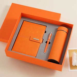 Wholesale A5 PU Leather Men's Business Hardcover Eco-Friendly Notebook Set Customized Logo High-End Gift Box Loose-leaf Binding - Product Image 5