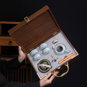Palace Museum Cultural Creative <b>Tea</b> <b>Set</b> Ceramic Teapot With Cups Gift Box For Business Gifts And Elders - Product Image 1