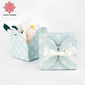 Boîte carrée en carton gris version coréenne Baoren, écologique, en matériaux recyclés, fabriquée à la main, pour savon, pâtisserie, bonbons, pliable, texturée - Product Image 1