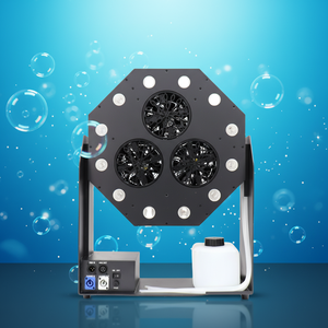Machine à bulles professionnelle 120W LED RGBW DMX512 avec télécommande pour événements, mariages, fêtes et concerts - Product Image 1