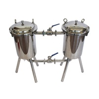 Filtre à sac double en acier inoxydable 304 316L de haute qualité pour la filtration des liquides et de l'eau