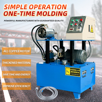 Petite boucle entièrement automatique pression arbre flexible boucle presse machine tuyau compression machine fabricant