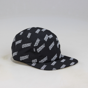 Sombrero de <span class=keywords><strong>Camper</strong></span> para correr de cinco paneles para <span class=keywords><strong>hombre</strong></span>, correa de sublimación personalizada, precio de fábrica barato, patrón de letras de tela de rizo común - Product Image 3