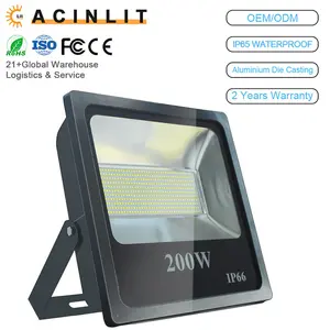 Réflecteur d'inondation LED de projet extérieur personnalisé IP65 allume le projecteur de modèle classique étanche 85-265V projecteur LED