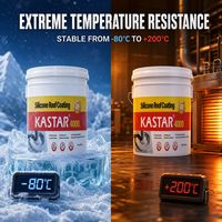 Revêtement de toiture en silicone non corrosif Kastar 4000 de qualité supérieure pour la distribution d'énergie