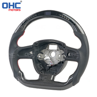 Volant LED en fibre de carbone pour Audi A3 A4 A5 B8 A6 Q5 Q7 S5 S4, Volant Lenkrad, 2005 à 2011