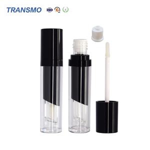 หลอดบรรจุลิปกลอสเปล่าคุณภาพสูง ขวดพลาสติก หลอดลิปสติก 5.0-7.0 มล. หลอดลิปกลอสทรงกลม - Product Image 1