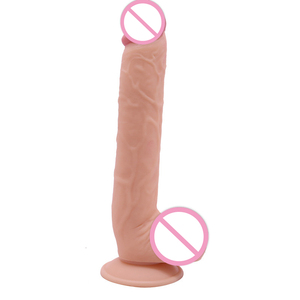 Color y tamaño personalizados, 11 pulgadas, tamaño grande, pene, juguete sexual para adultos, Consolador de PVC realista para mujeres - Product Image 4