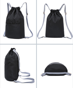 New Style Custom Logo Lightweight <b>Waterproof</b> Travel Draw String Backpack <b>Drawstring</b> Backpacks Sports <b>Bag</b> for Gym Swimming - Product Image 6