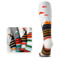Chaussettes de ski d'hiver personnalisées avec logo, antidérapantes, durables, absorbant la transpiration, chaudes, épaisses, pour le ski et les sports