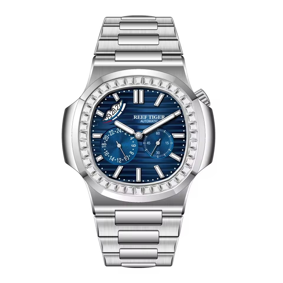 Silver Diamond Blue