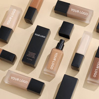 Fond de teint liquide longue tenue de haute qualité en gros, marque privée, fini mat, fond de teint OEM