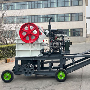 Маленькая портативная лабораторная щековая дробилка PE400x900 с питателем и конвейером - Product Image 3